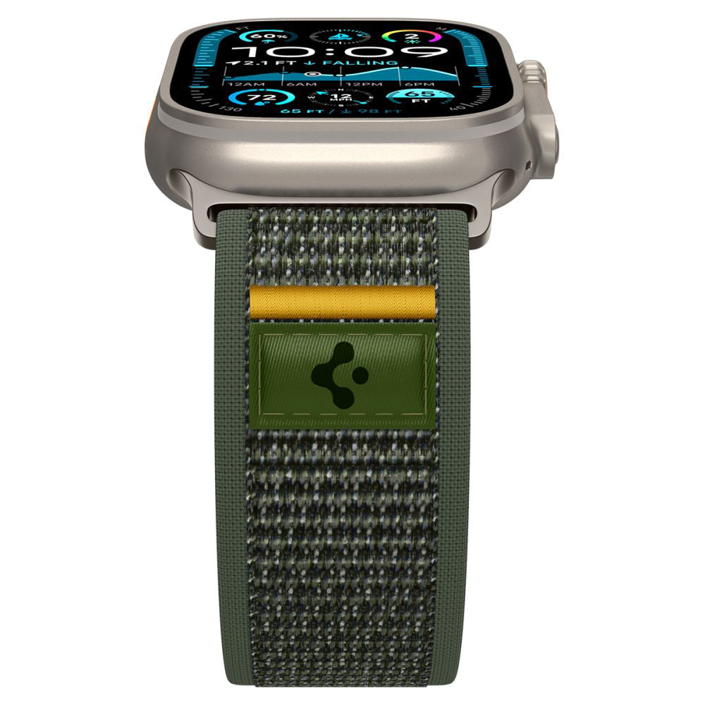 Spigen Athlex Air rem til Apple Watch 49mm / 46mm / 45mm / 44mm serien, Grøn AMP09035