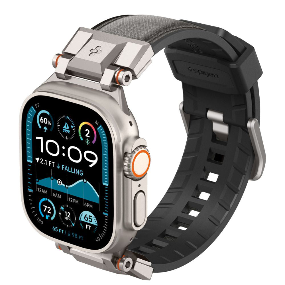 Spigen DuraPro Armor Strap for Apple Watch 49mm / 46mm / 45mm / 44mm / 42mm Series, Gray AMP09104