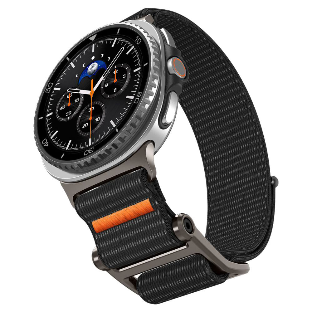 Spigen DuraPro Flex Strap for Samsung Galaxy Watch8 / Watch8 Classic Series, Black AMP10116