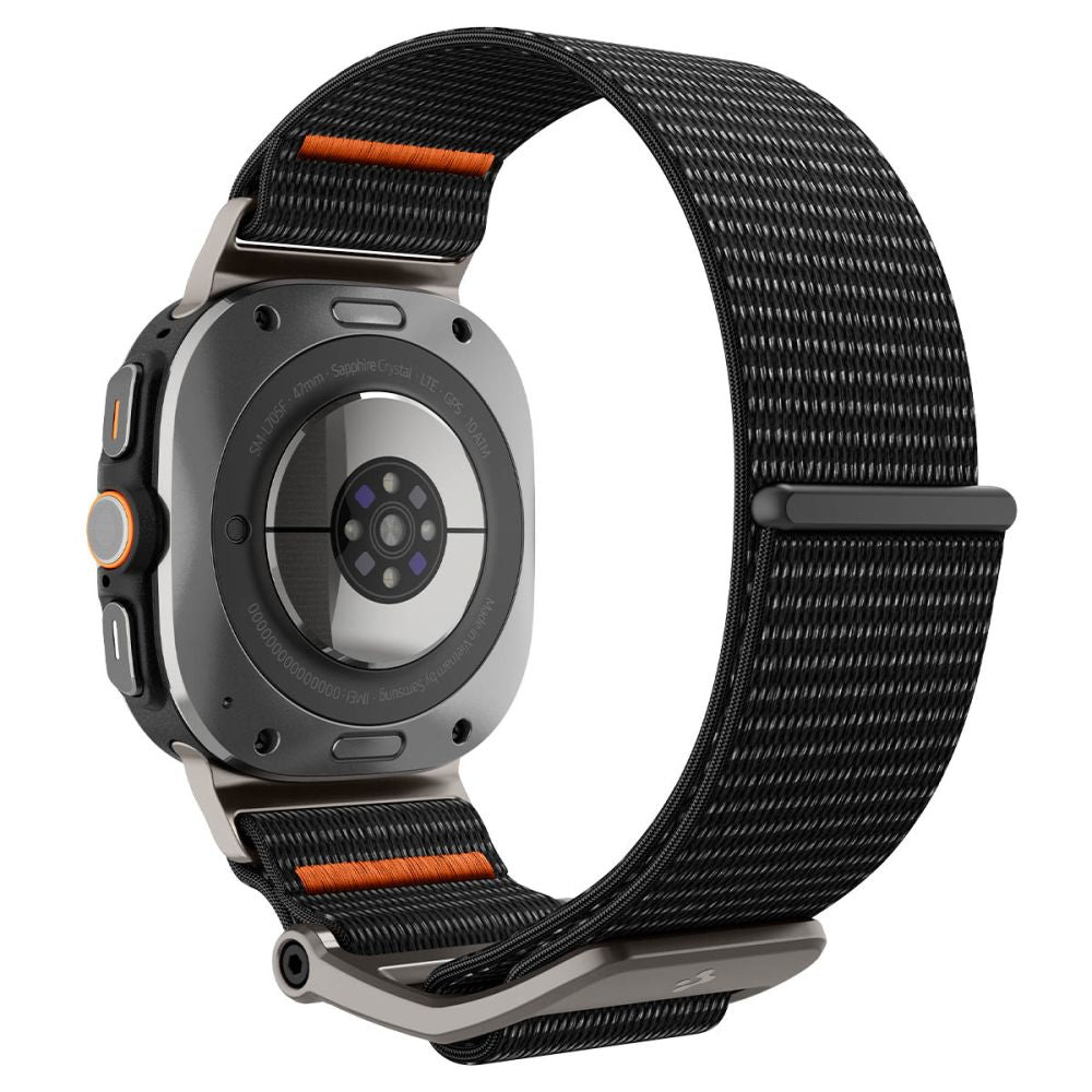Spigen DuraPro Flex rem til Samsung Galaxy Watch Ultra, Sort AMP08773