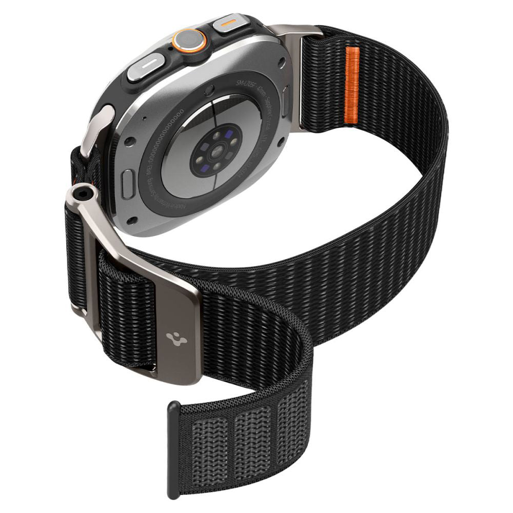 Spigen DuraPro Flex rem til Samsung Galaxy Watch Ultra, Sort AMP08773