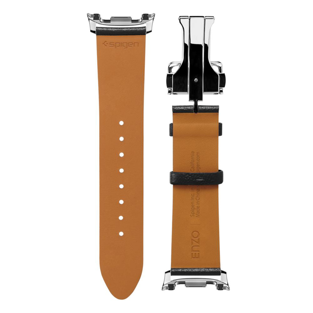 Spigen Enzo rem til Samsung Galaxy Watch9 / Watch8 / Watch8 Classic-serien, sort AMP10119