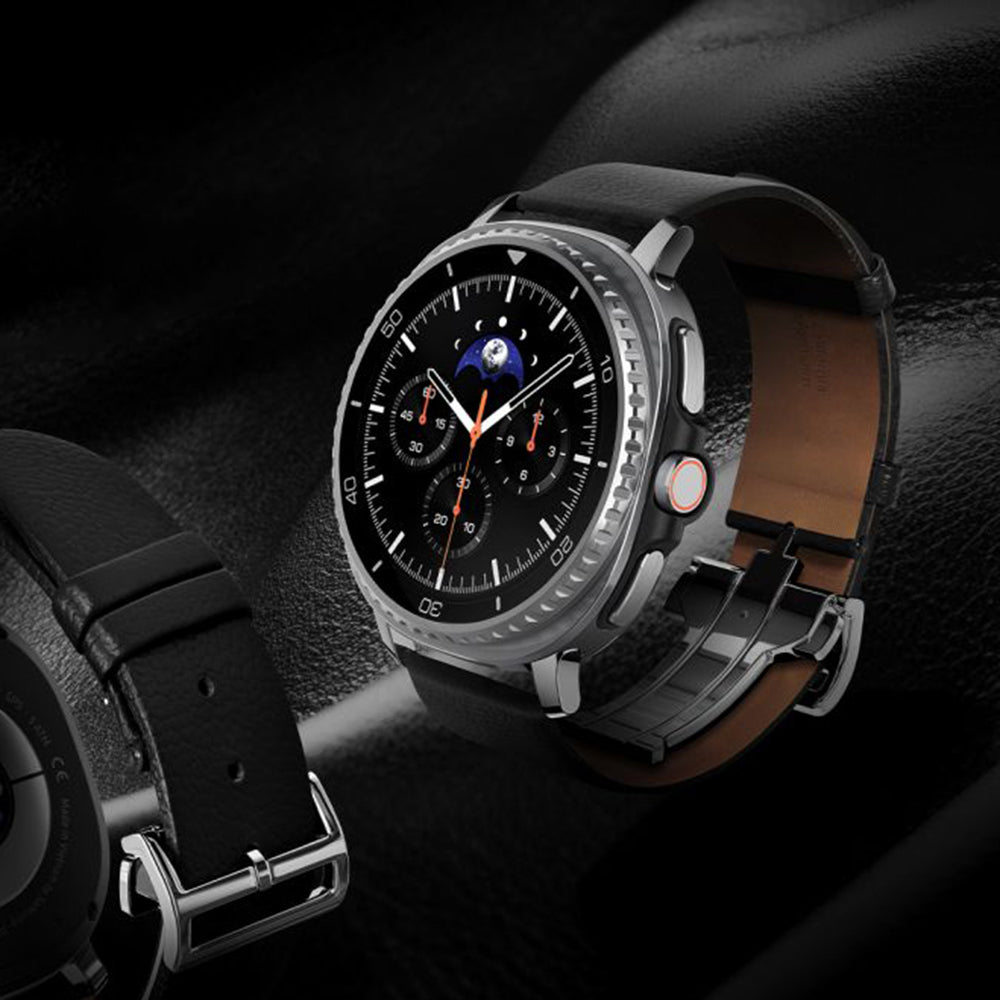 Spigen Enzo rem til Samsung Galaxy Watch9 / Watch8 / Watch8 Classic-serien, sort AMP10119