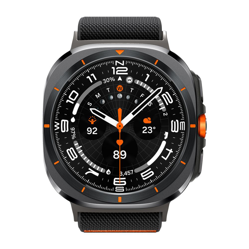 Spigen Fit Lite rem til Samsung Galaxy Watch Ultra, Sort AMP08772