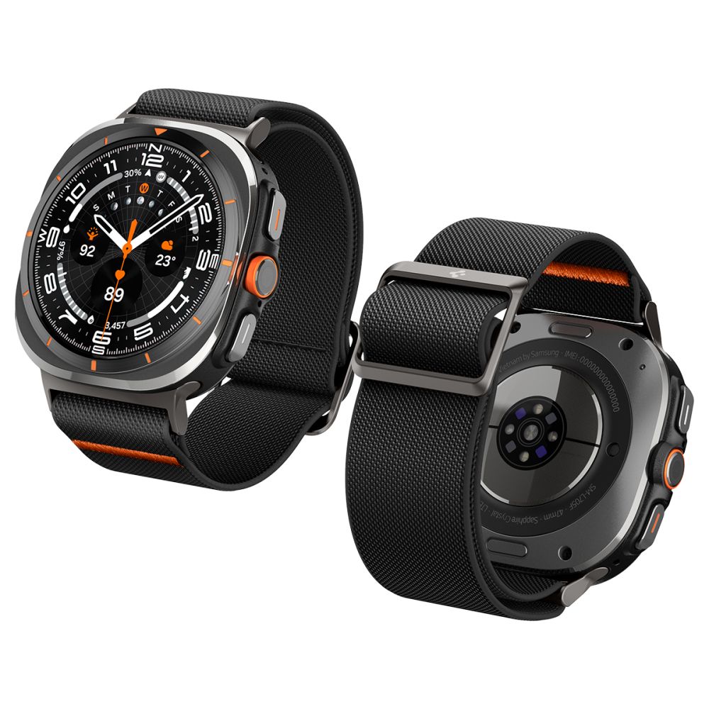 Spigen Fit Lite rem til Samsung Galaxy Watch Ultra, Sort AMP08772