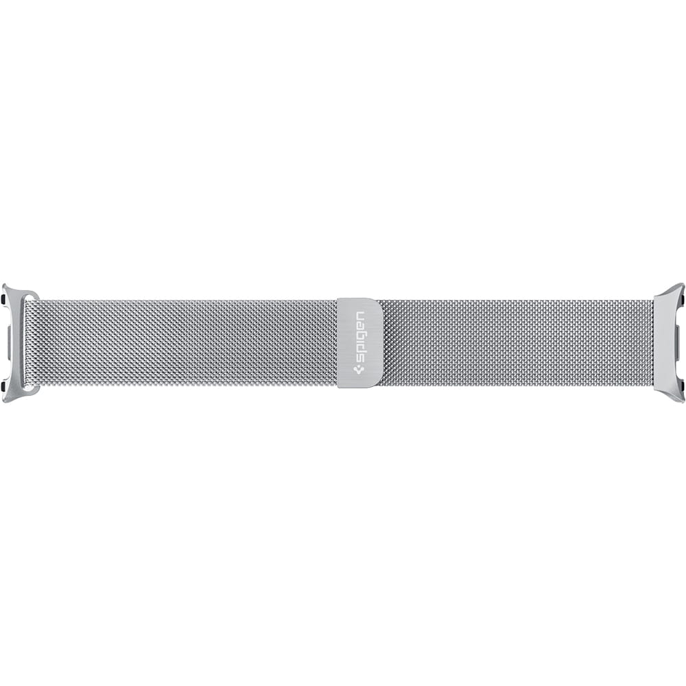 Spigen Metal Fit rem til Samsung Galaxy Watch9 / Watch8 / Watch8 Classic Series, Sølv AMP10121