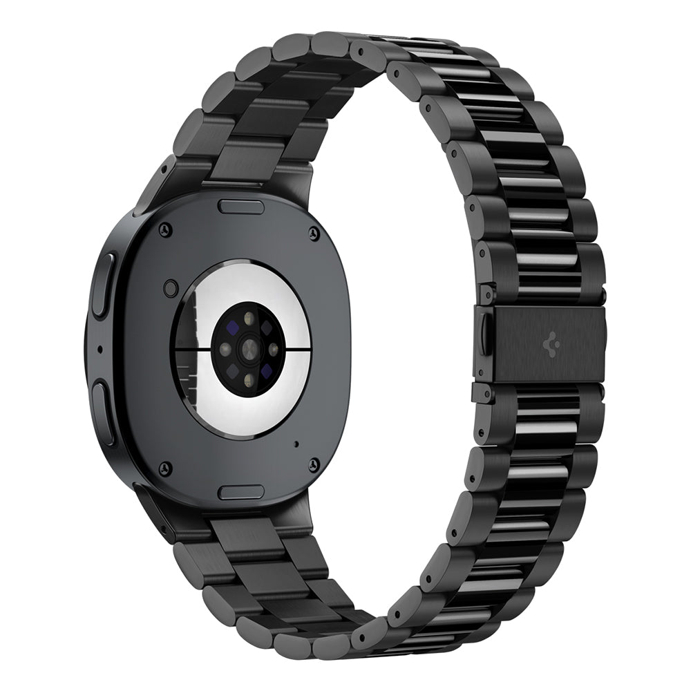 Spigen Modern Fit 316L rem til Samsung Galaxy Watch9 / Watch8 / Watch8 Classic Series, Sort AMP11608