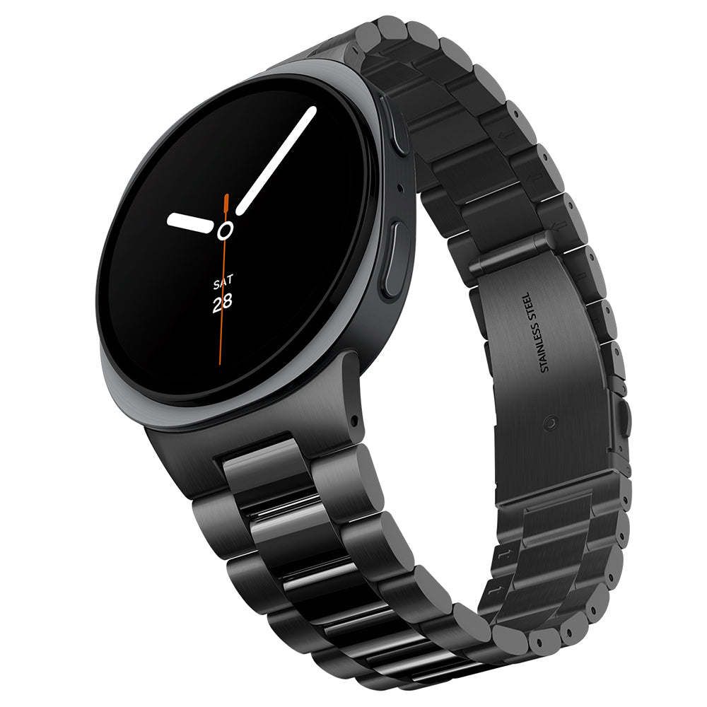 Spigen Modern Fit 316L rem til Samsung Galaxy Watch9 / Watch8 / Watch8 Classic Series, Sort AMP11608