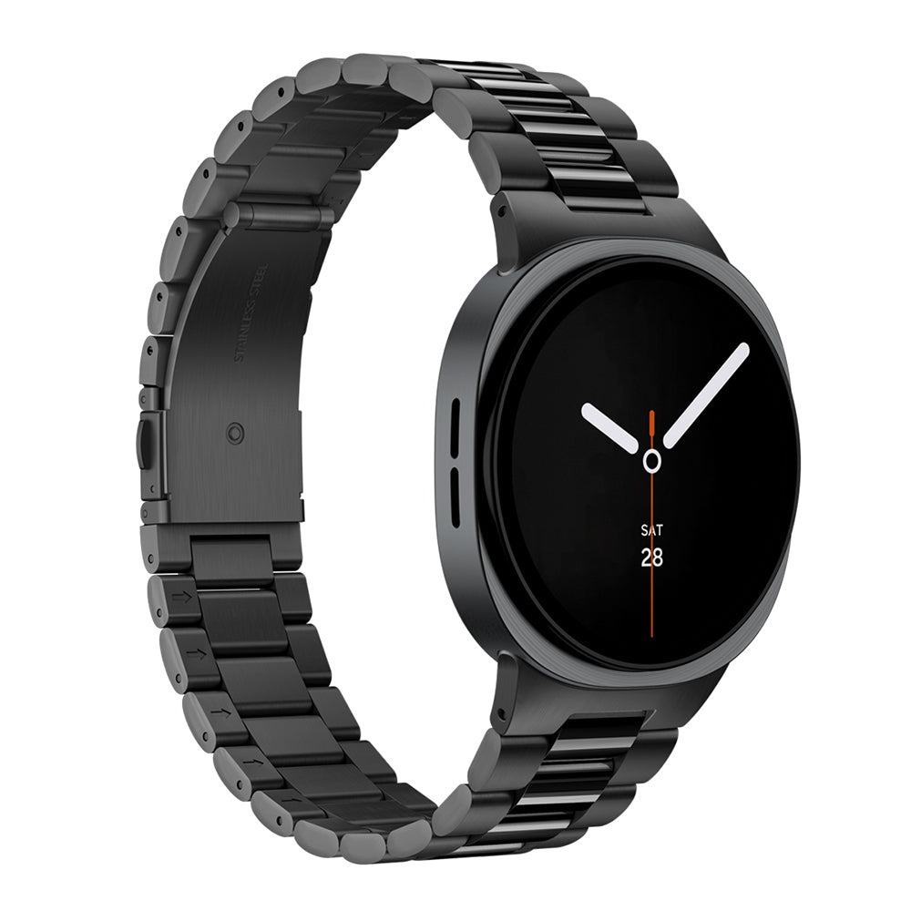 Spigen Modern Fit 316L rem til Samsung Galaxy Watch9 / Watch8 / Watch8 Classic Series, Sort AMP11608