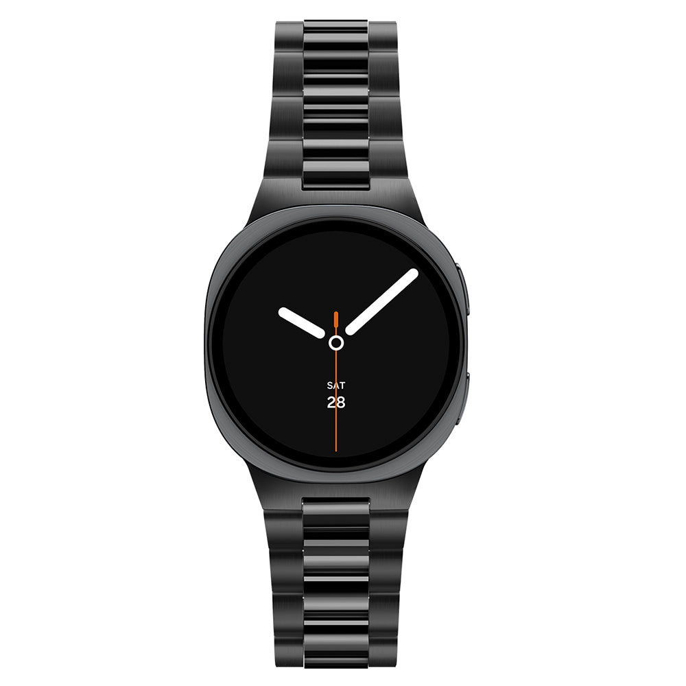 Spigen Modern Fit 316L rem til Samsung Galaxy Watch9 / Watch8 / Watch8 Classic Series, Sort AMP11608