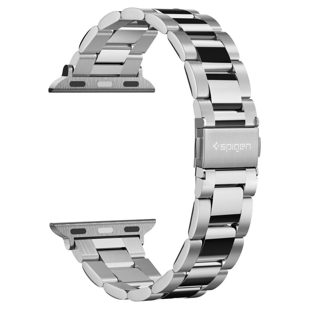 Spigen Modern Fit rem til Apple Watch 42mm / 41mm / 40mm / 38mm serien, Sølv 061MP25943
