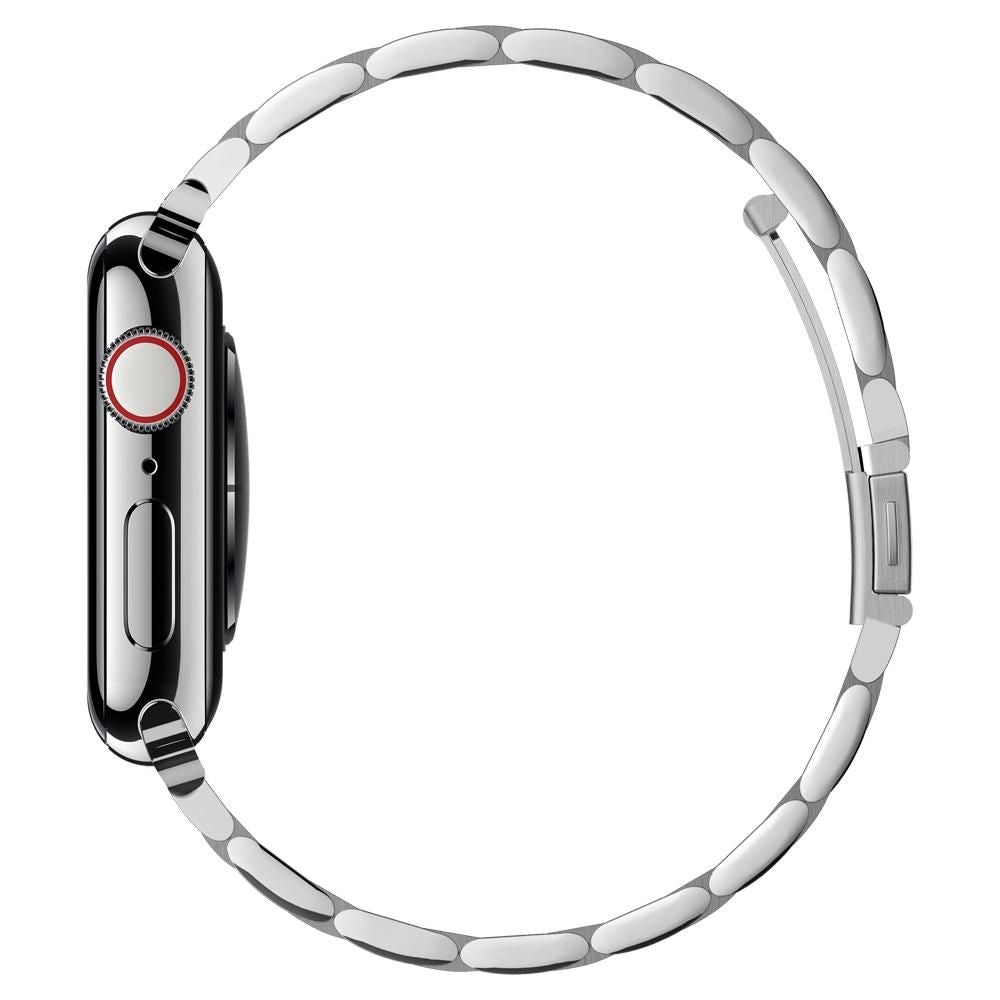 Spigen Modern Fit rem til Apple Watch 42mm / 41mm / 40mm / 38mm serien, Sølv 061MP25943