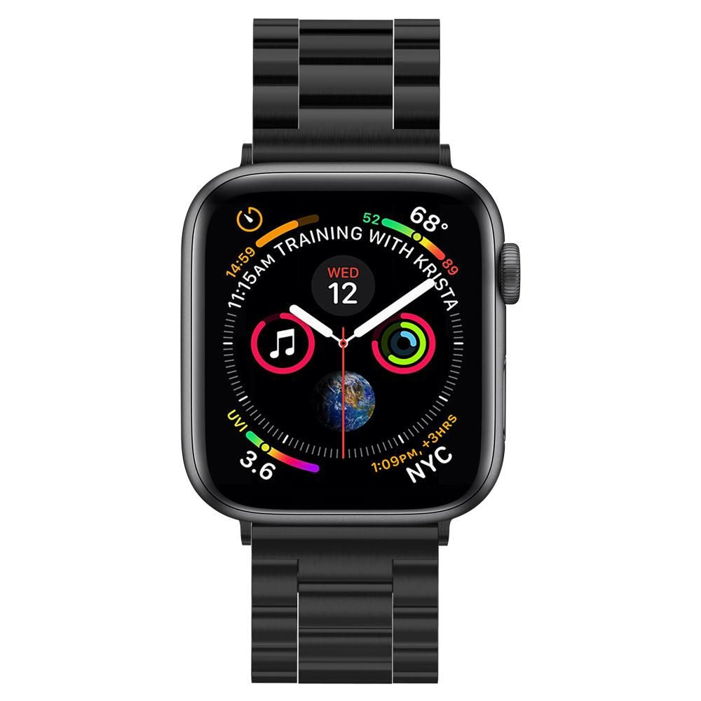 Spigen Modern Fit Strap for Apple Watch 49mm / 46mm / 45mm / 44mm / 42mm Series, Black