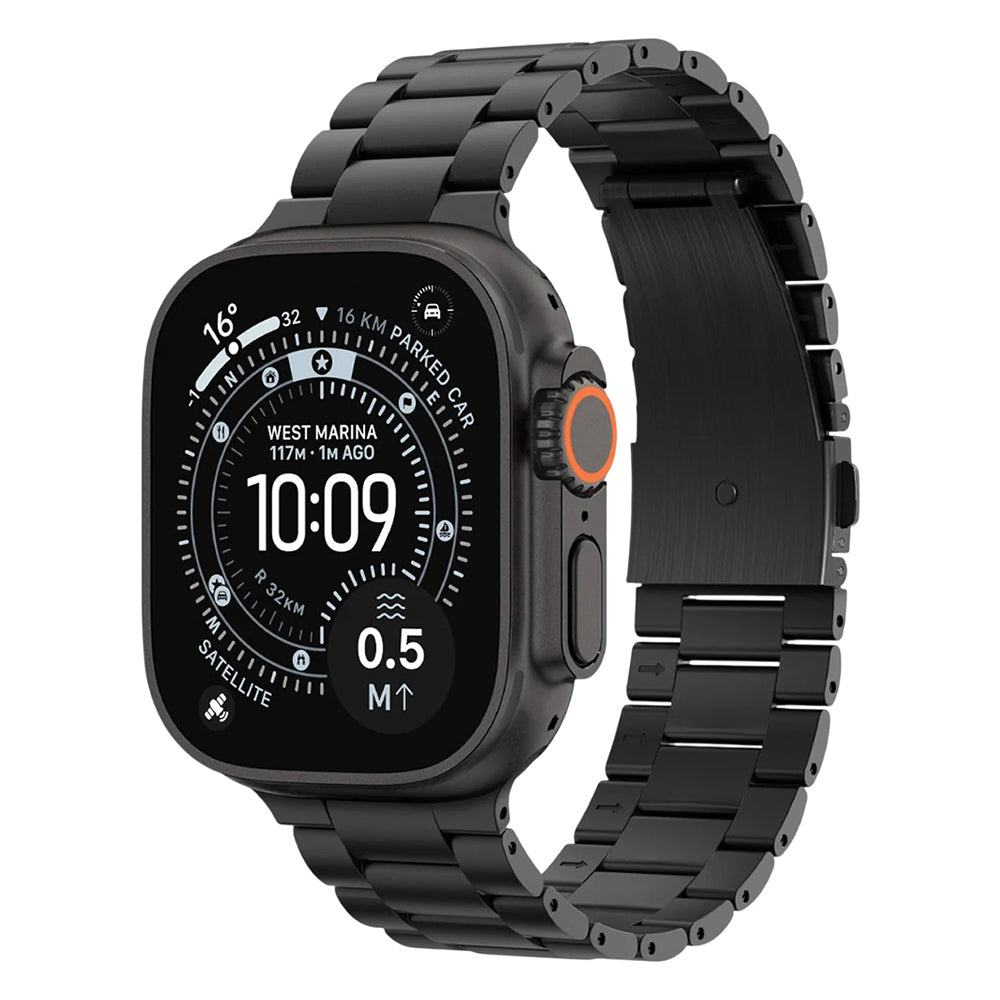 Spigen Modern Fit rem til Apple Watch 49mm / 46mm / 45mm / 44mm / 42mm-serien, sort AMP11577