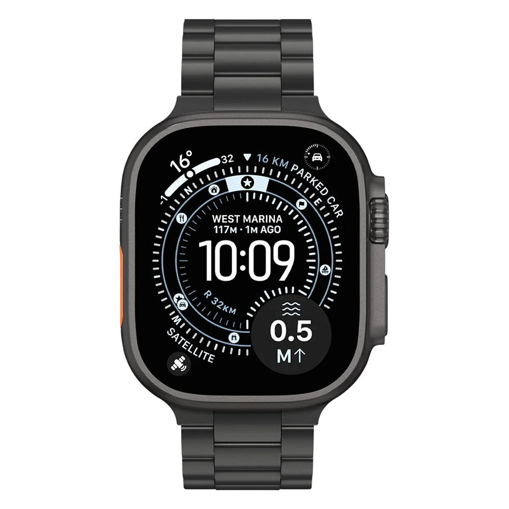 Spigen Modern Fit rem til Apple Watch 49mm / 46mm / 45mm / 44mm / 42mm-serien, sort AMP11577