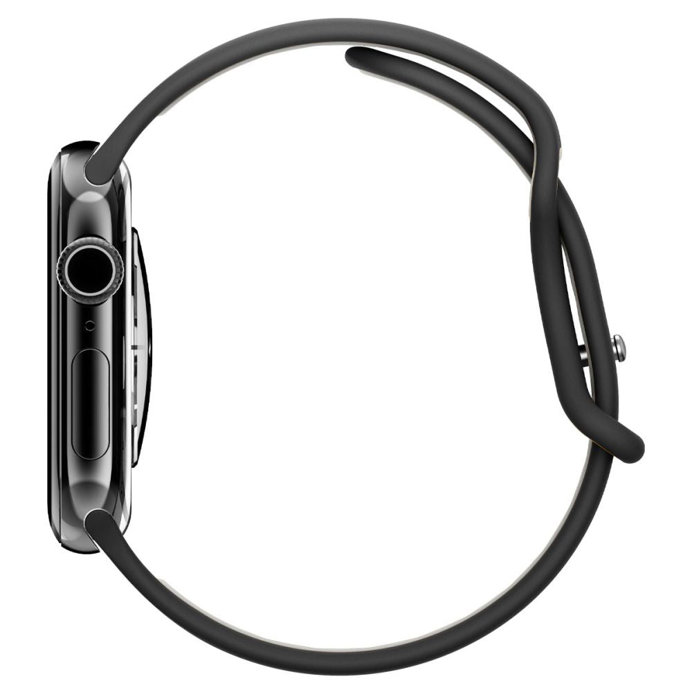 Spigen Nano Pop rem til Apple Watch 42mm / 41mm / 40mm / 38mm serien, Sort AMP09324