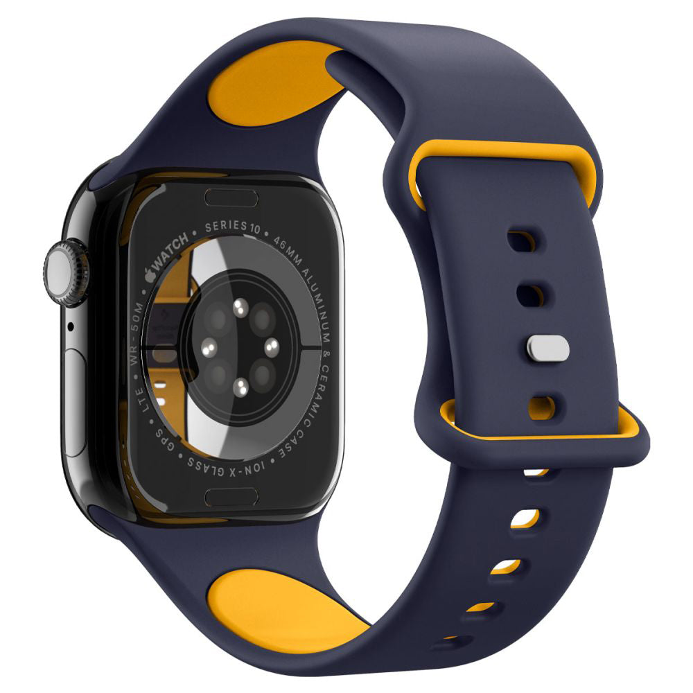 Spigen Nano Pop rem til Apple Watch 49mm / 46mm / 45mm / 44mm / 42mm serien, Marineblå AMP09322