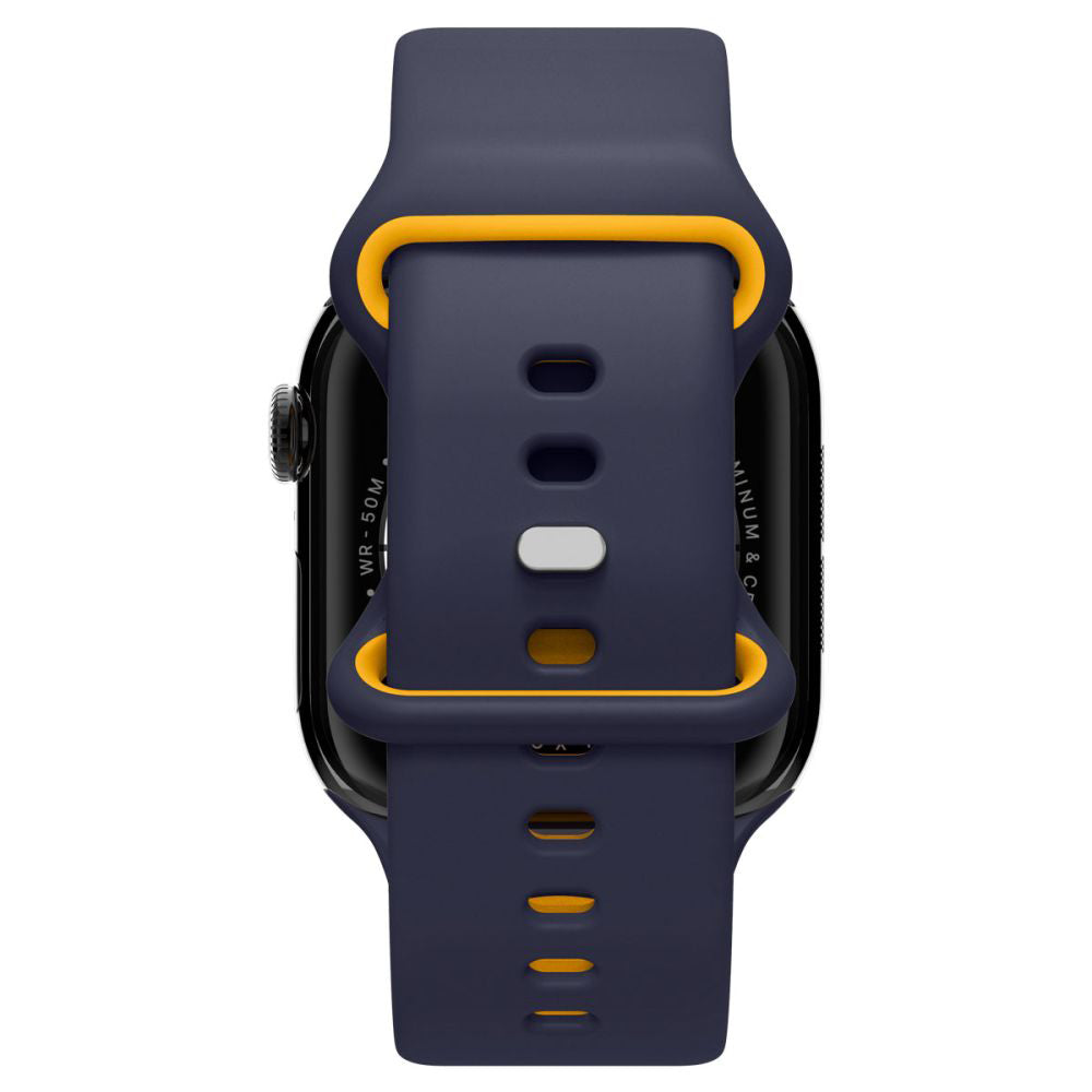 Spigen Nano Pop rem til Apple Watch 49mm / 46mm / 45mm / 44mm / 42mm serien, Marineblå AMP09322