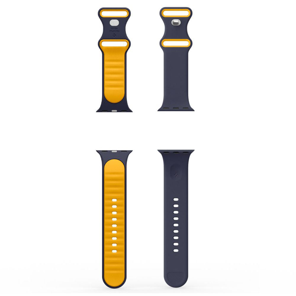 Spigen Nano Pop rem til Apple Watch 49mm / 46mm / 45mm / 44mm / 42mm serien, Marineblå AMP09322