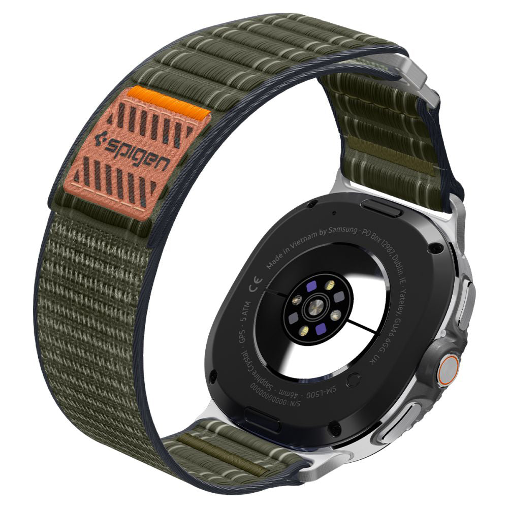 Spigen WBF0 rem til Samsung Galaxy Watch8 / Watch8 Classic Series, Grøn AMP10154