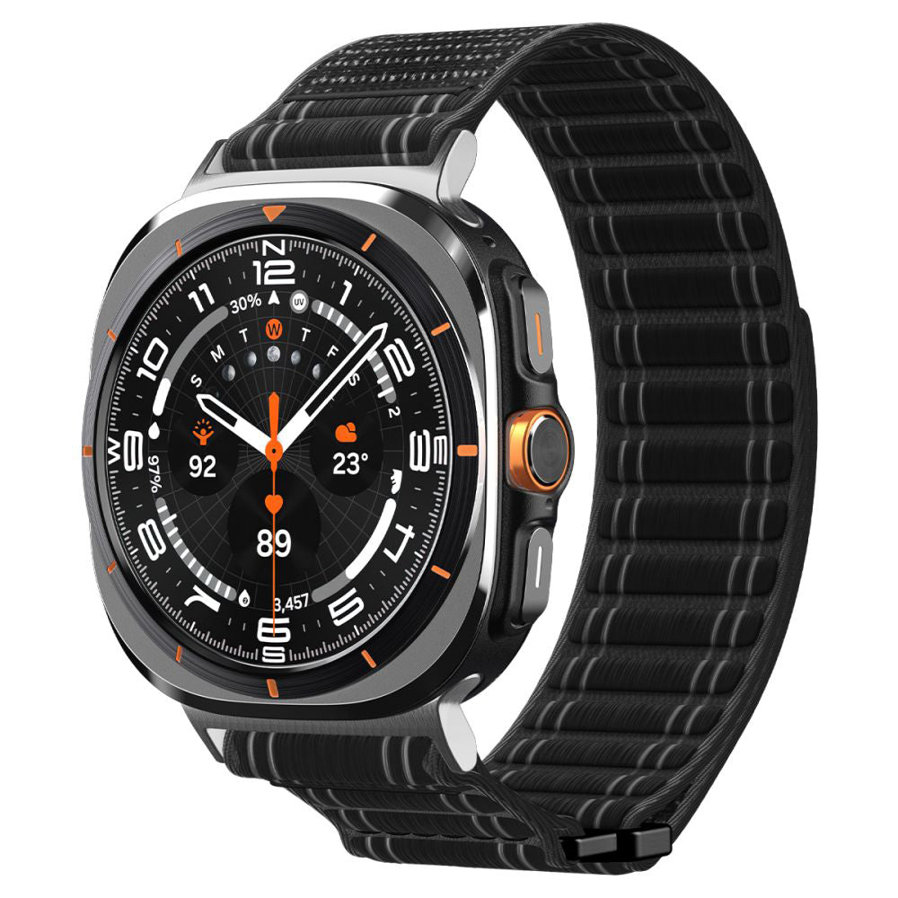 Spigen WBF0 rem til Samsung Galaxy Watch Ultra, Sort AMP10146