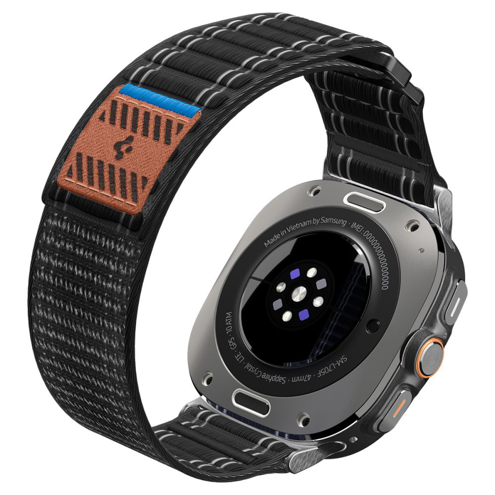 Spigen WBF0 rem til Samsung Galaxy Watch Ultra, Sort AMP10146