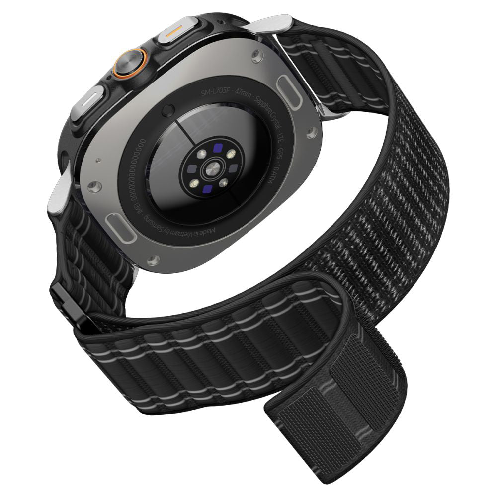 Spigen WBF0 rem til Samsung Galaxy Watch Ultra, Sort AMP10146