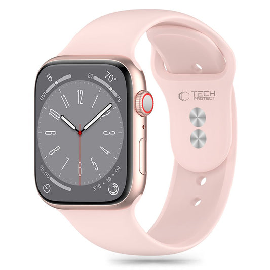 Tech-Protect silikonerem til Apple Watch 41mm / 40mm / 38mm-serien, pink