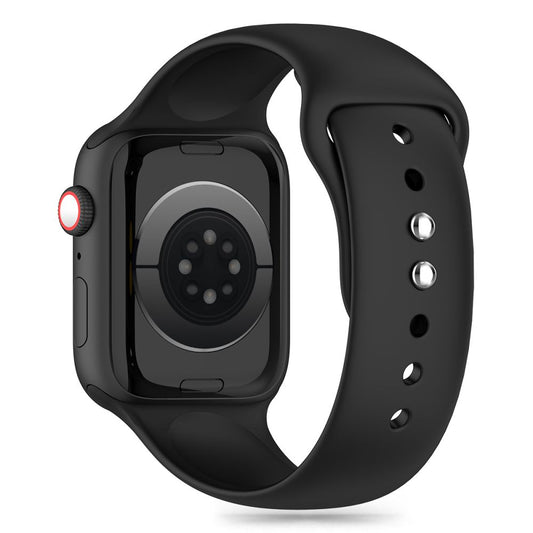 Tech-Protect silikonerem til Apple Watch 49mm / 45mm / 44mm / 42mm-serien, sort