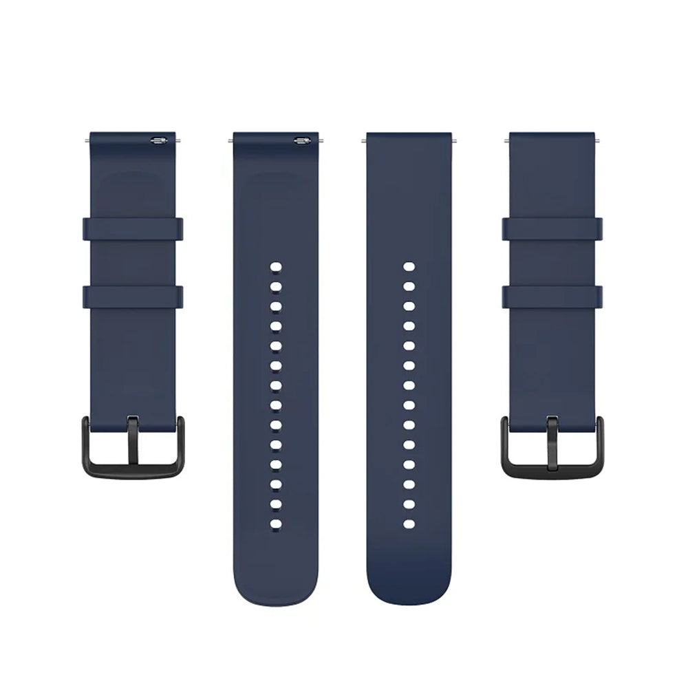 Techsuit W001 rem til Samsung Galaxy Watch / Huawei Watch Series, 20mm, Mørkeblå