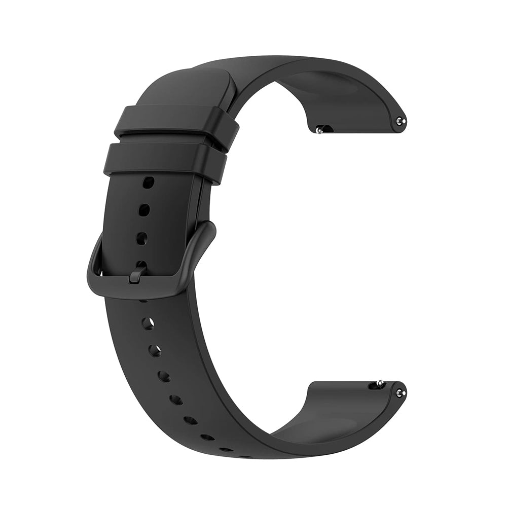 Techsuit W001 rem til Samsung Galaxy Watch / Huawei Watch Series, 20mm, Sort
