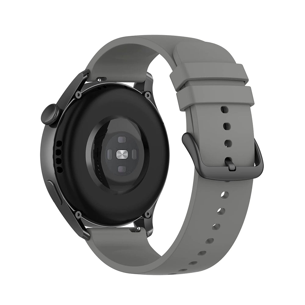 Techsuit W001 rem til Samsung Galaxy Watch / Huawei Watch Series, 22mm, Grå
