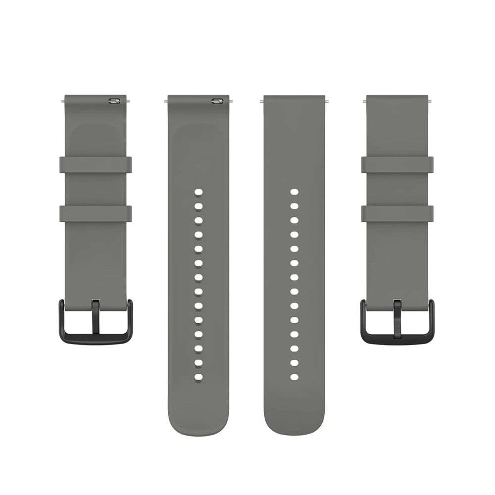 Techsuit W001 rem til Samsung Galaxy Watch / Huawei Watch Series, 22mm, Grå
