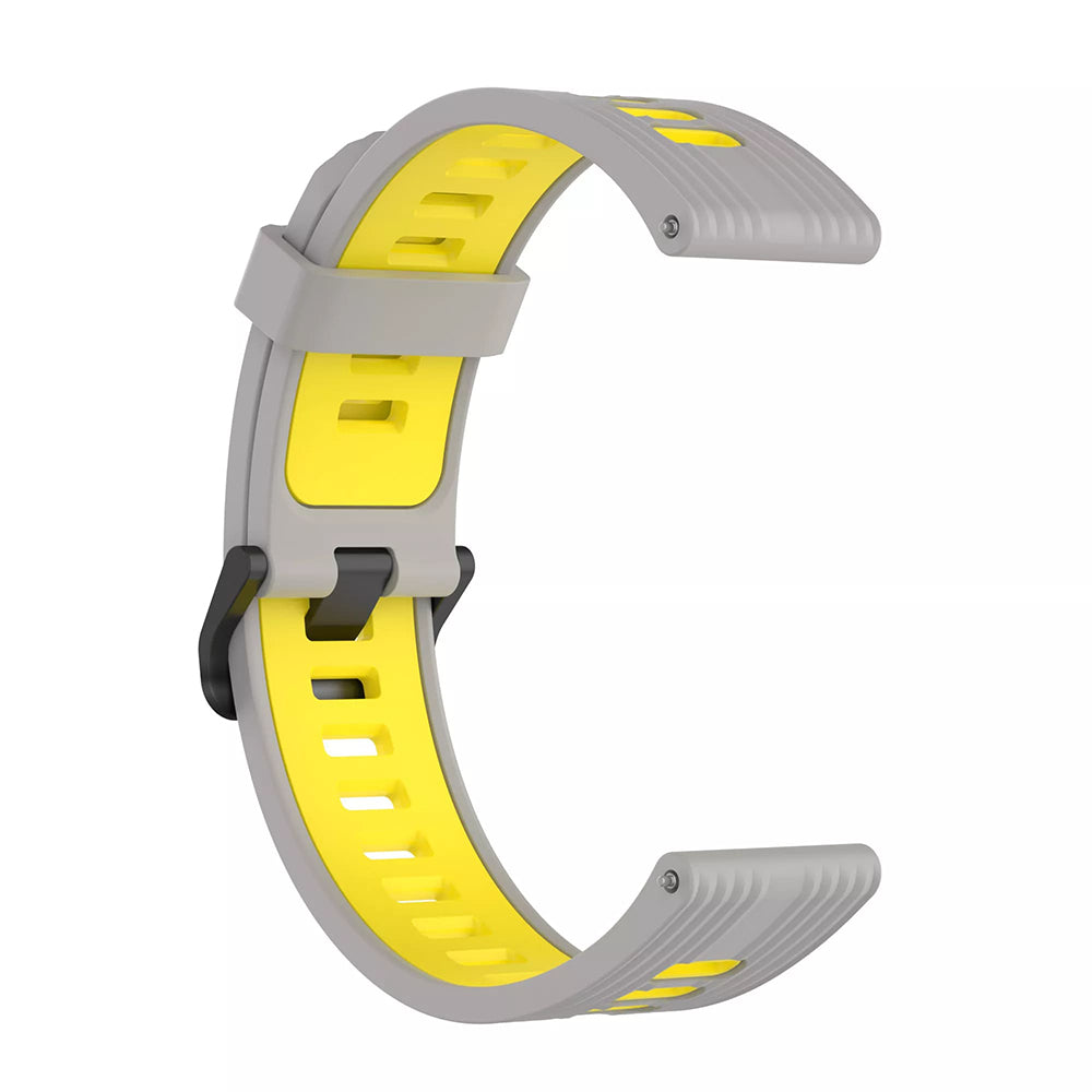 Techsuit W002 rem til Samsung Galaxy Watch / Huawei Watch Series, 20mm, Grå