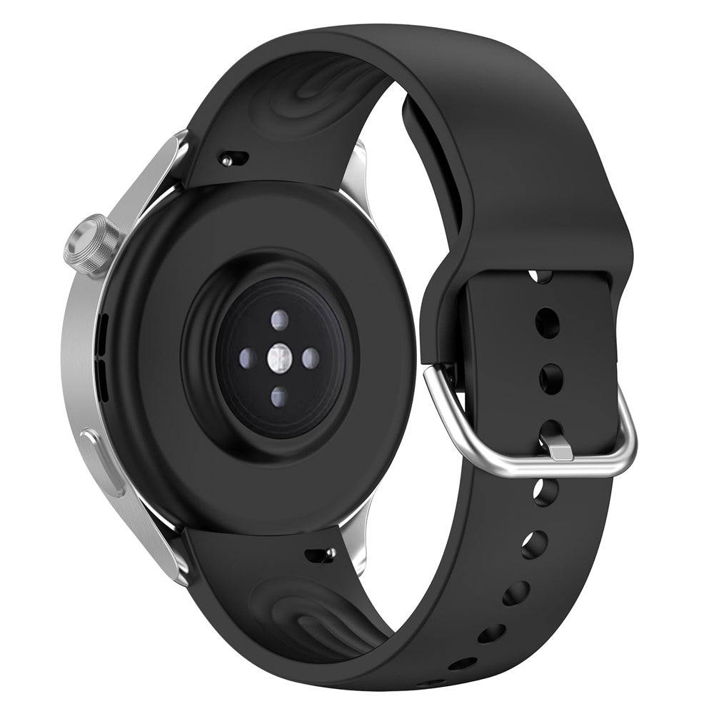 Techsuit W003 rem til Huawei Watch / Xiaomi Watch Series, 22mm, Sort