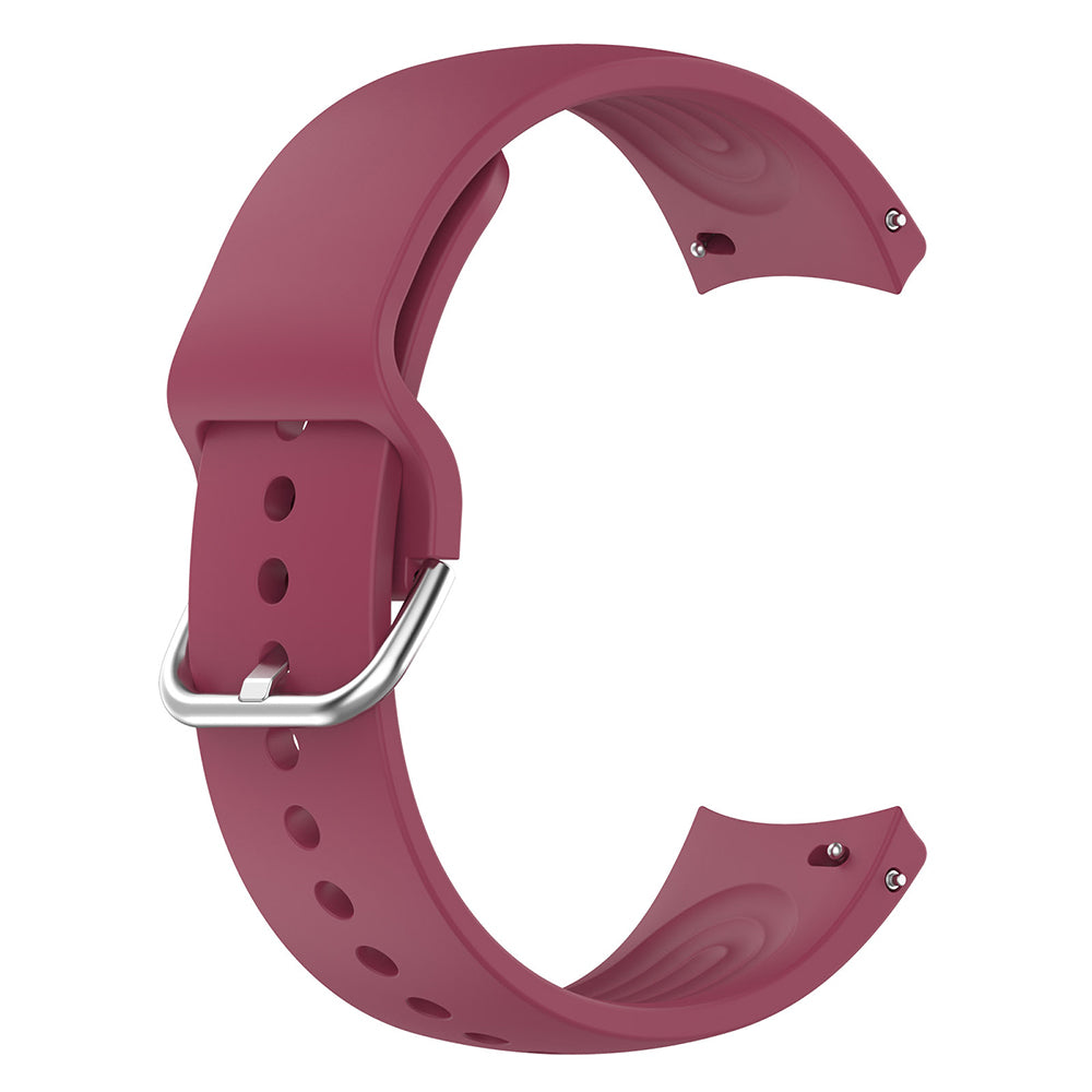 Techsuit W003 rem til Huawei Watch / Xiaomi Watch Series, 22mm, Mørkerød