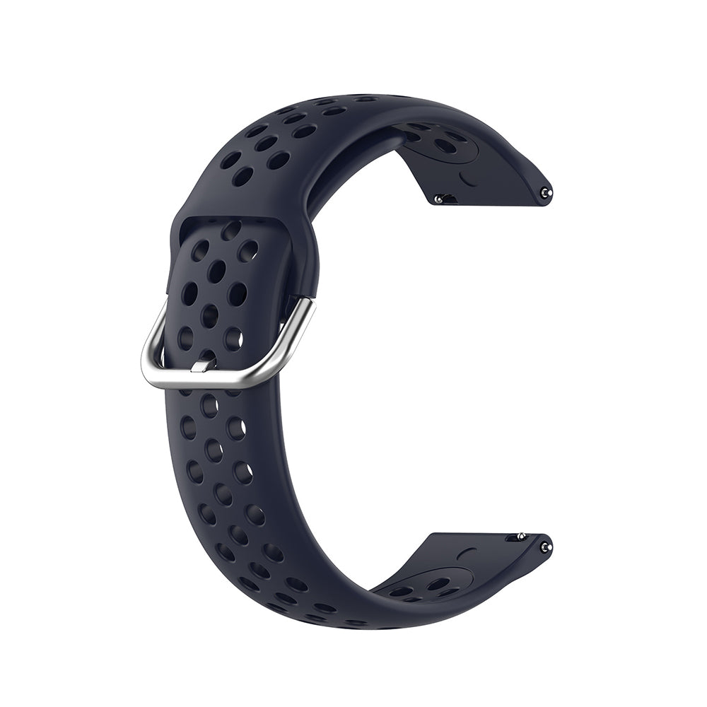 Techsuit W004 Strap for Samsung Galaxy Watch / Huawei Watch Series, 20mm, Dark Blue
