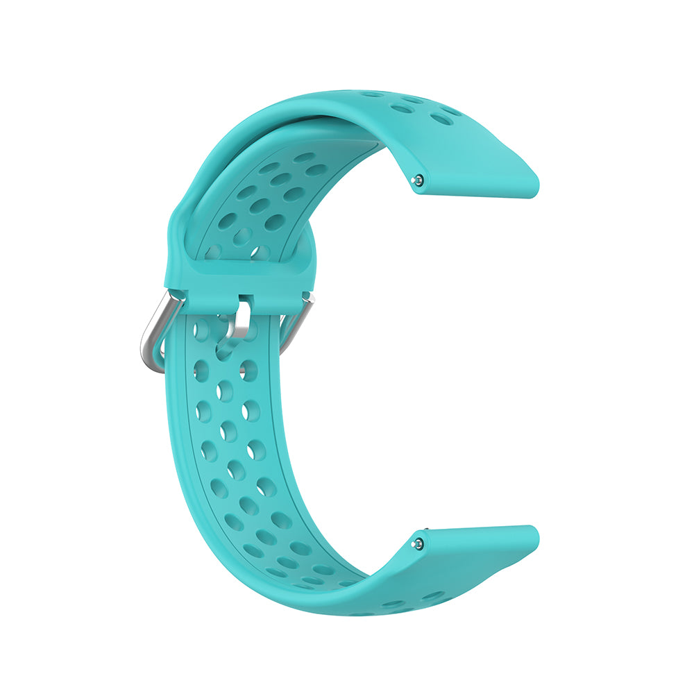 Techsuit W004 rem til Samsung Galaxy Watch / Huawei Watch Series, 20mm, Turkis