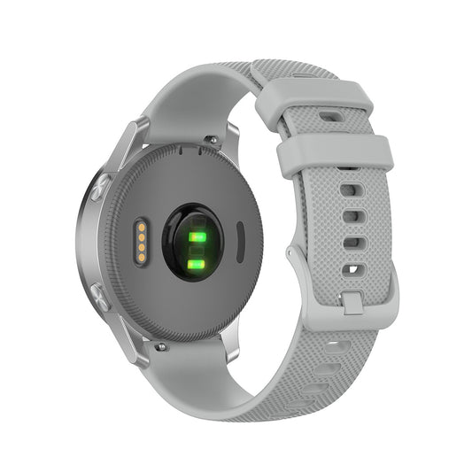 Techsuit W006 rem til Huawei Watch / Garmin Watch Series, 18mm, Grå