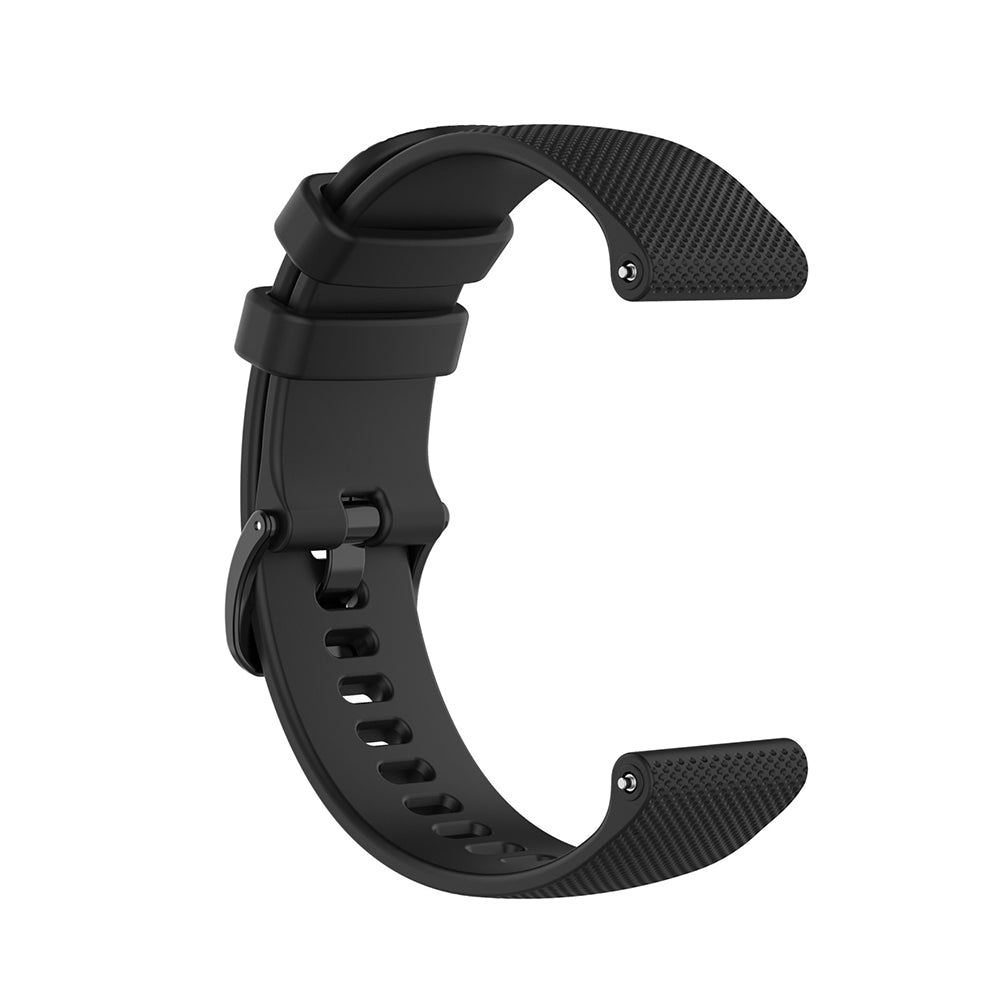 Techsuit W006 rem til Samsung Galaxy Watch / Huawei Watch Series, 22mm, Sort