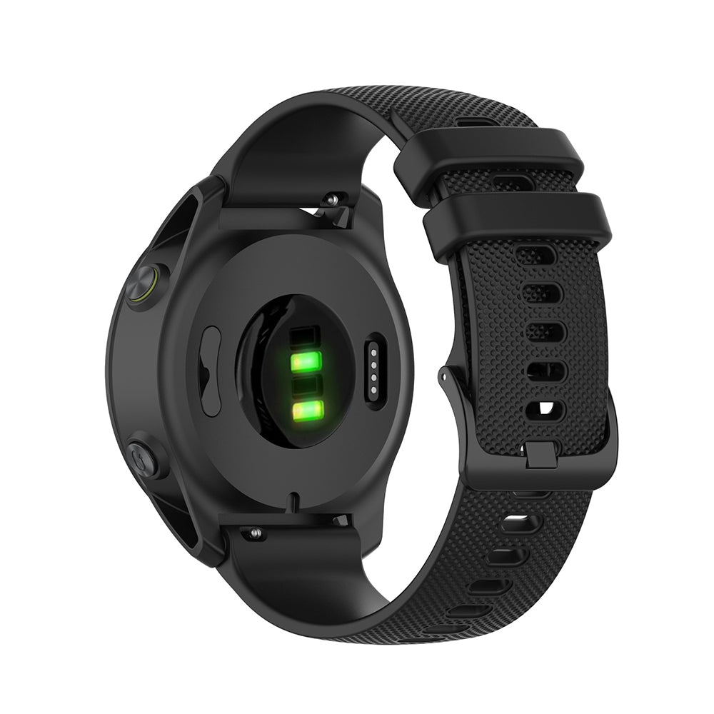 Techsuit W006 rem til Samsung Galaxy Watch / Huawei Watch Series, 22mm, Sort