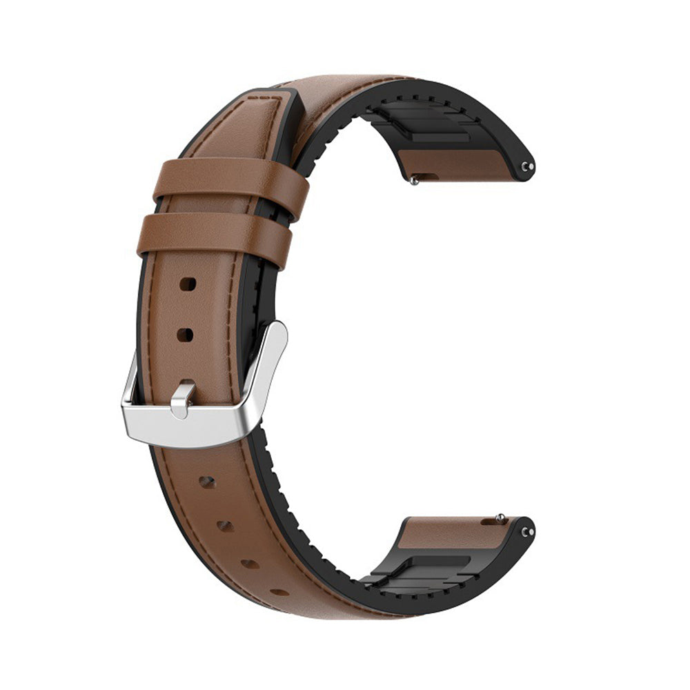 Techsuit W007 rem til Samsung Galaxy Watch / Huawei Watch Series, 20mm, Brun