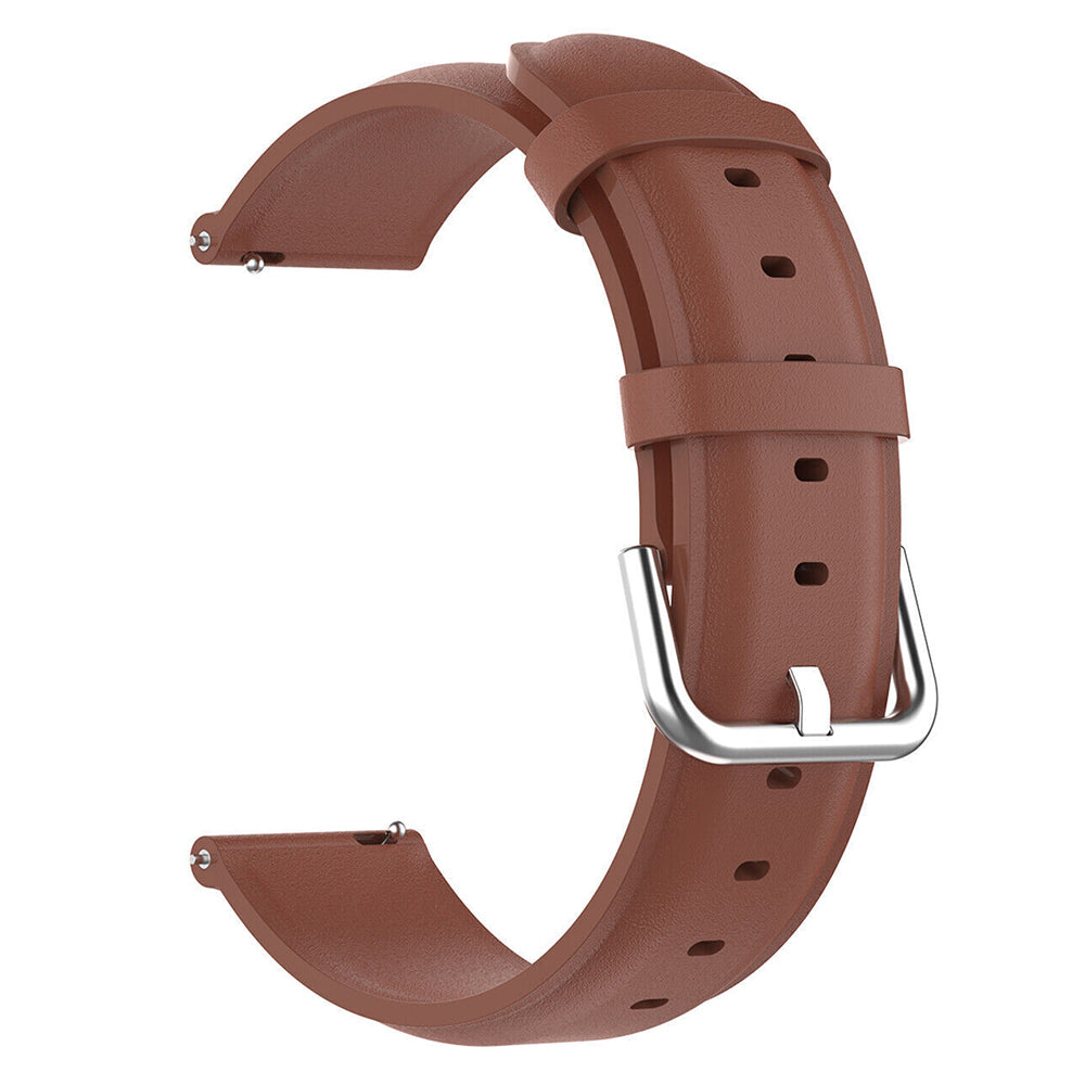 Techsuit W007PU rem til Huawei Watch / Xiaomi Watch Series, Brun