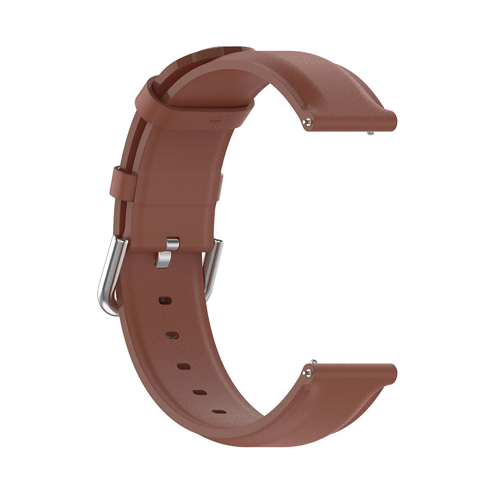 Techsuit W007PU rem til Huawei Watch / Xiaomi Watch Series, Brun