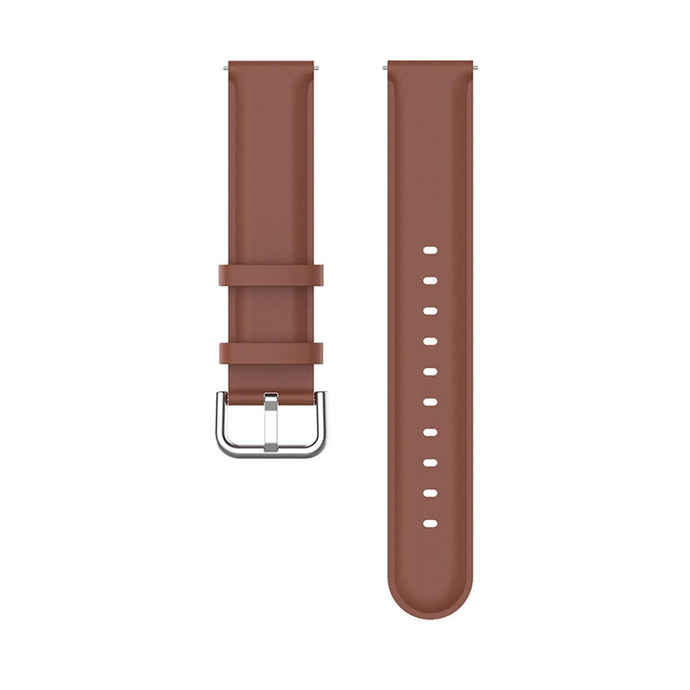 Techsuit W007PU rem til Huawei Watch / Xiaomi Watch Series, Brun