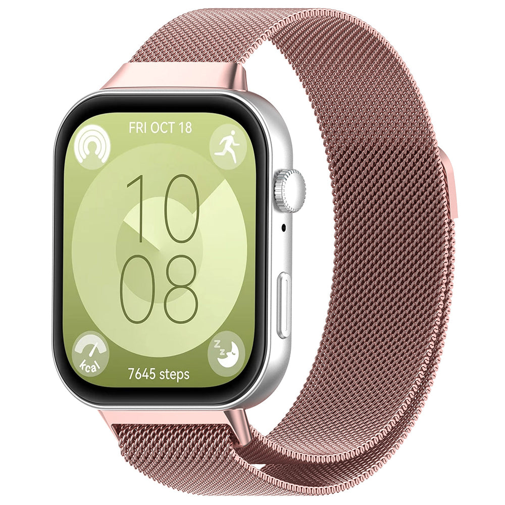 Techsuit W009 rem til Huawei Watch Fit 4 Pro / Fit 4 / Fit 3, Pink
