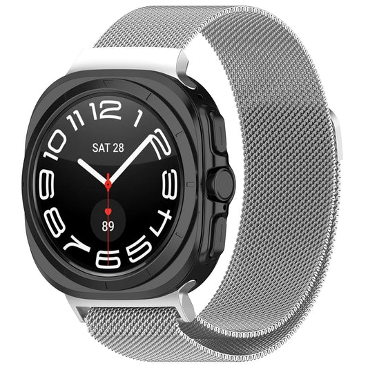 Techsuit W009 rem til Samsung Galaxy Watch Ultra, Sølvfarvet