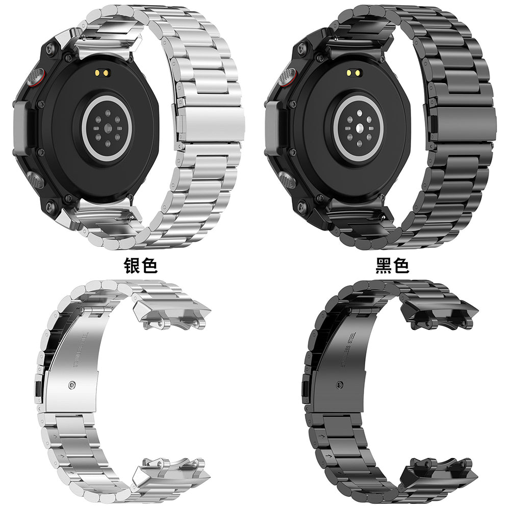 Techsuit W010 Strap for Amazfit T-Rex 3, Silver