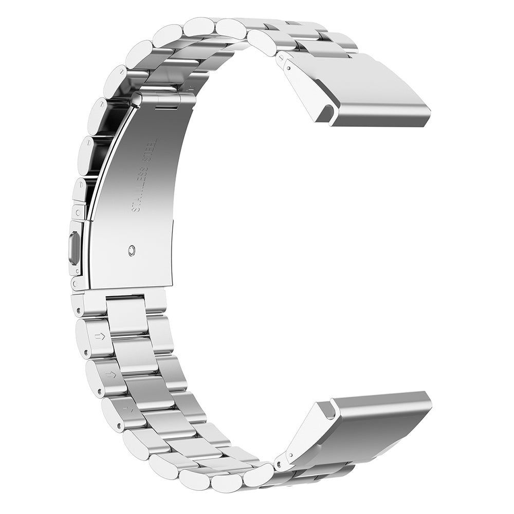 Techsuit W010 rem til Garmin Instinct / Approach / Fenix Watch Series, 20mm, Sølvfarvet