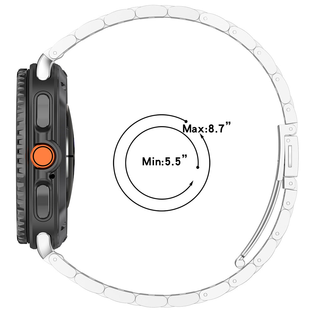 Techsuit W010 rem til Samsung Galaxy Watch8 / Watch8 Classic Series, Guld